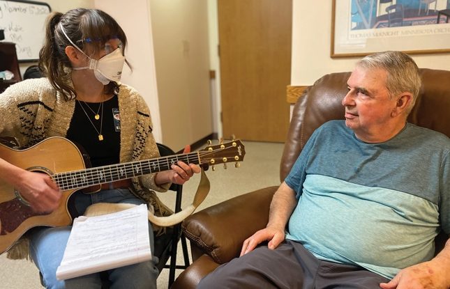 Music Therapy Breaks Through and Provides Relief