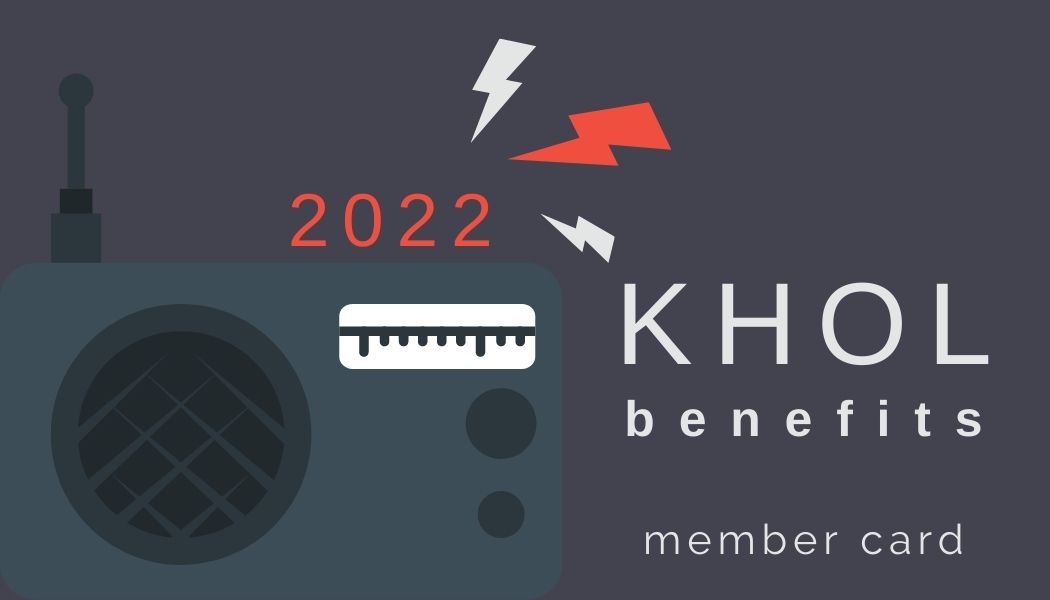 2022 KHOL, Jackson Hole Community Radio Benefits Card