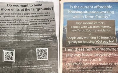 Recent housing-related ads run in Jackson Hole News&Guide and Jackson Hole Daily draw scrutiny