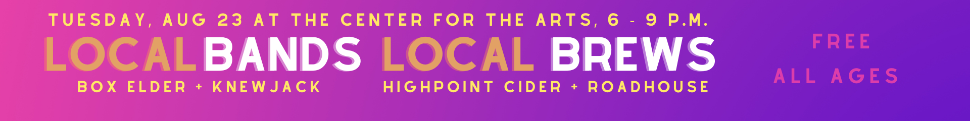 Local Bands + Local Brews 2022
