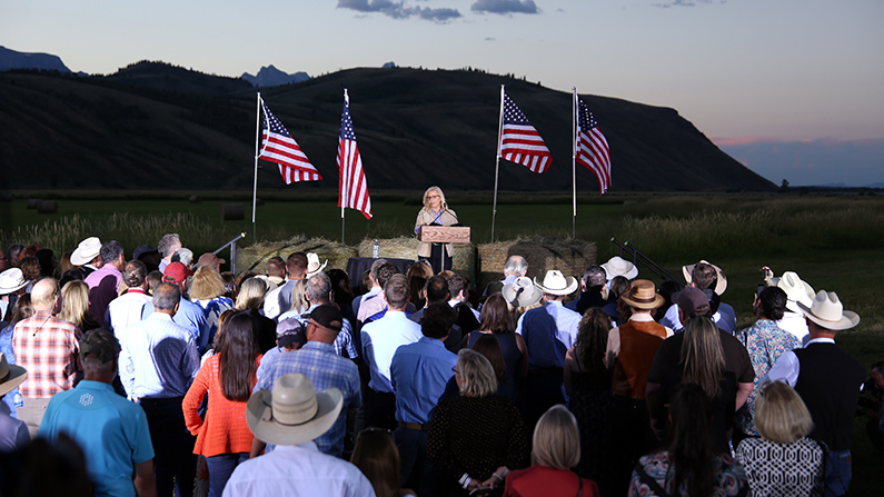 Rep. Liz Cheney at Mead Ranch