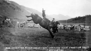 Historic photo of the Teton County Rodeo