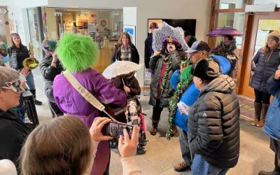 ‘You are the music’: Music therapy students celebrate Mardi Gras