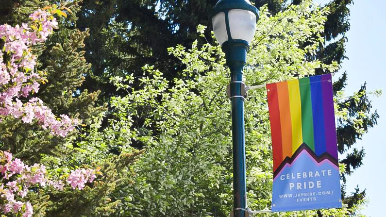 Pride Month kicks off with rainbow flags over town square