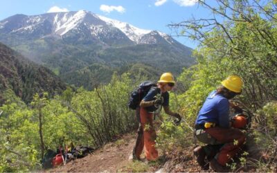 An all women’s fire crew in Western Colorado clears a path for more women in wildland firefighting