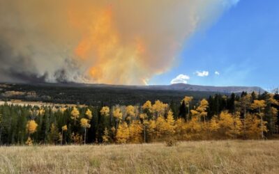 The Pack Trail Fire has more than doubled in size over the weekend