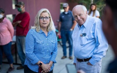 Former Wyoming Congresswoman Liz Cheney says she’ll be voting for Harris