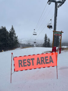 rest area sign