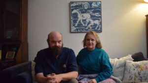 Parker Steveson and his mother, Nanci Turner Steveson