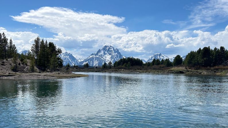 The Snake River just below the Jackson Lake Dam, one of the three accesses with completed improvement projects. (Dante Filpula Ankney/KHOL)