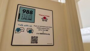 988 crisis line poster