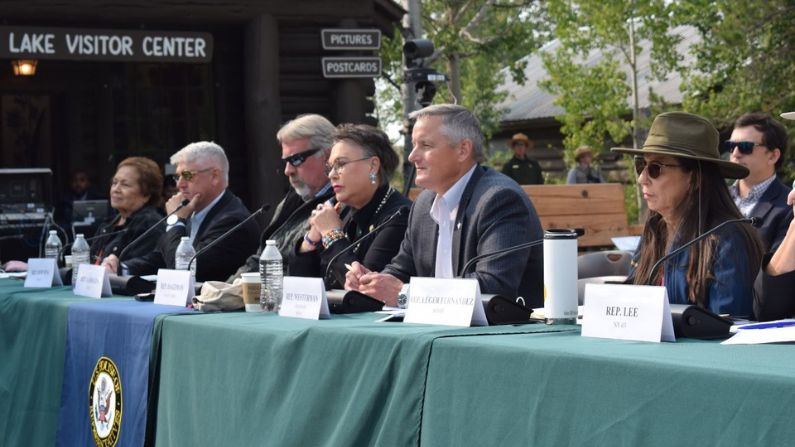 U.S. Rep. Harriet Hageman and several other legislators asked five conservation leaders about how funding from the Great American Outdoors Act has been spent in Grand Teton National Park. (Dante Filpula Ankney / KHOL News)