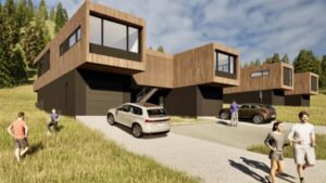 Nelson Drive housing renderings. (Courtesy)