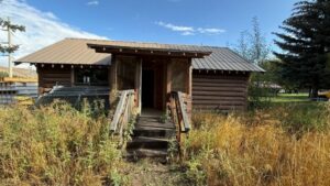 The Benson cabin once housed Jackson’s first Cache Creek-fed turbines and Edward Benson, the man responsible for bringing electricity to Jackson more than a hundred years ago.