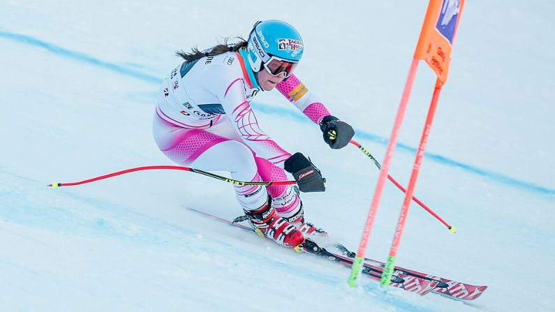 Johnson in the 2017 Audi FIS Ski World Cup Johnson in the 2017 Audi FIS Ski World Cup