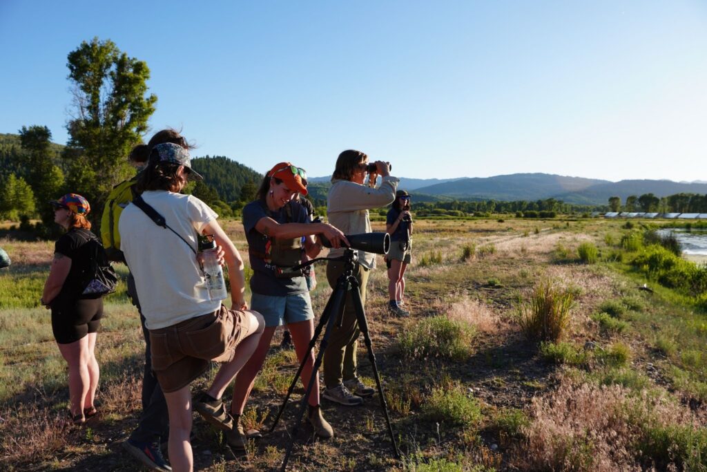 JH Pride organizers say birding is one reminder that the outdoors are for everyone. (Jenna McMurtry / KHOL)