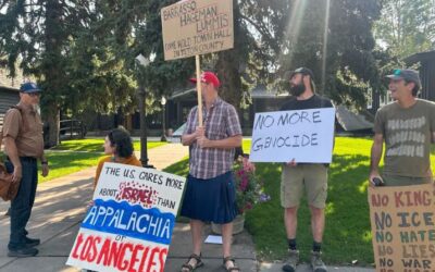 Wyoming delegation talks Israel in Jackson, sparking small protest