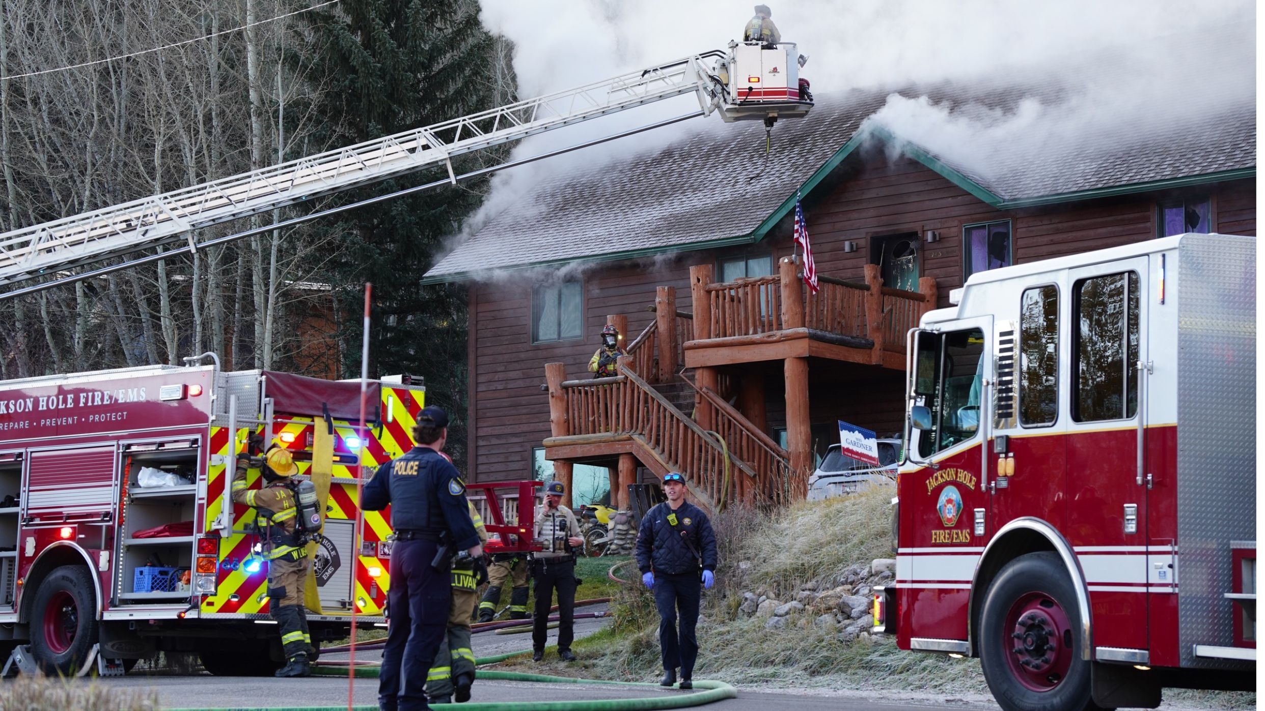 Rooks family safe, home ravaged by fire on Flat Creek Drive - KHOL 89.1 FM